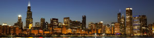 Night image of our chicago public relations firm